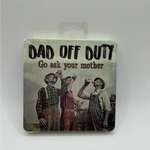 Dad Off Duty, Go ask your mother (pack includes 6 paper coasters)